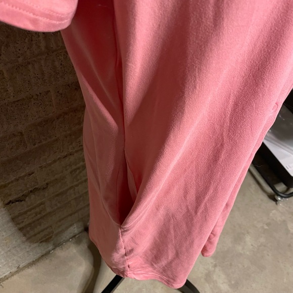 Amazon Pink Button Down Sleep Shirt Night Gown Nursing Friendly Size Small - Picture 2 of 4